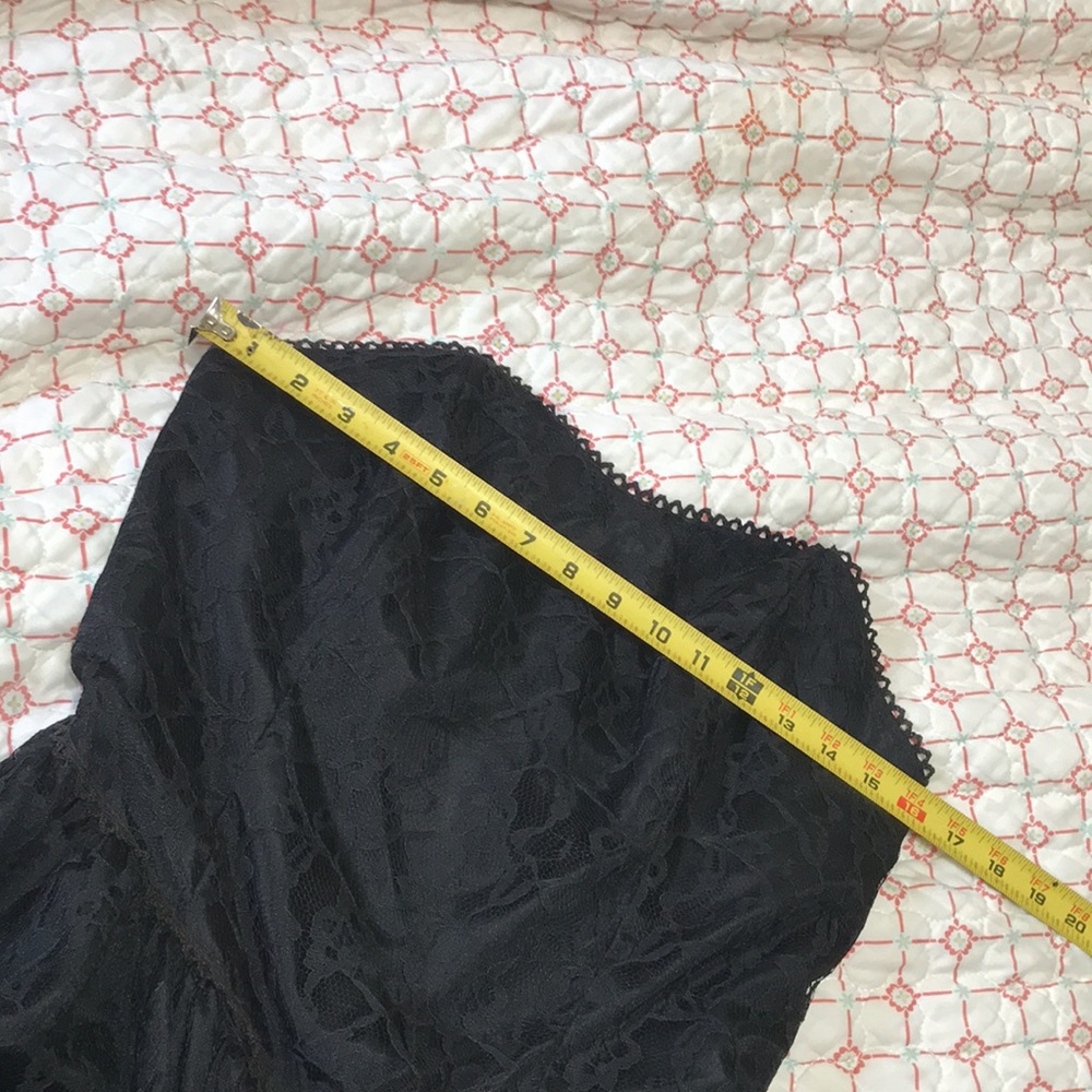 Vintage lace strapless drop waist corset dress - Picture 7 of 9